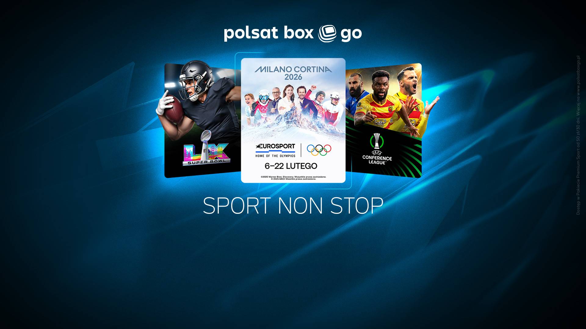Centrum wydarzeń sportowych. Co w lutym w Polsat Box Go?