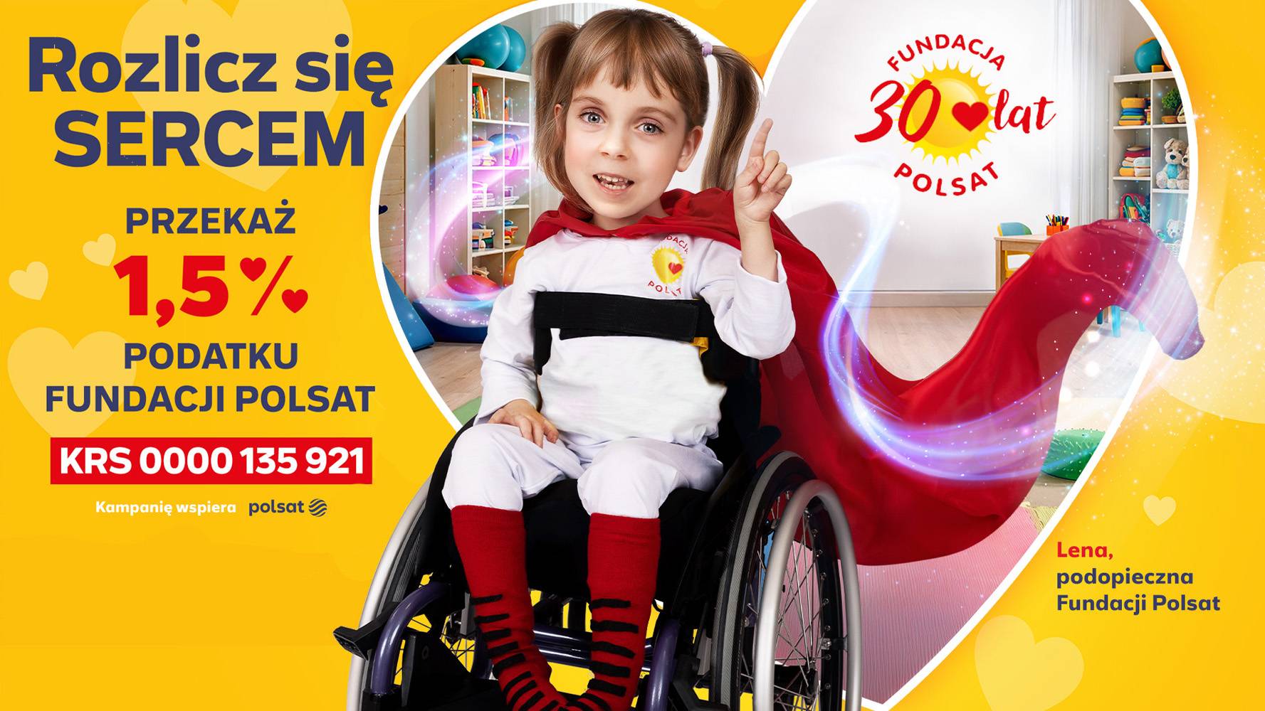 Rozlicz się sercem. Przekaż 1,5 procent podatku Fundacji Polsat